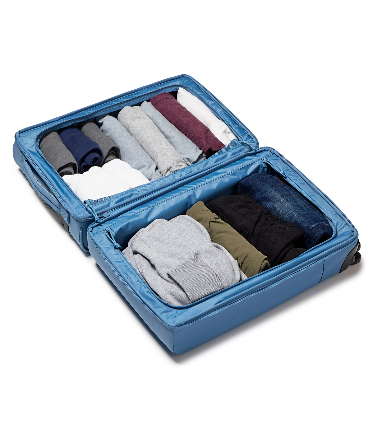 22" Carry On Luggage Travel Pack 30L Elemental Blue Set